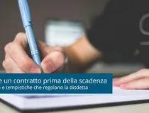 Disdire un contratto di affitto prima della scadenza